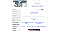 Desktop Screenshot of oceancycles.net